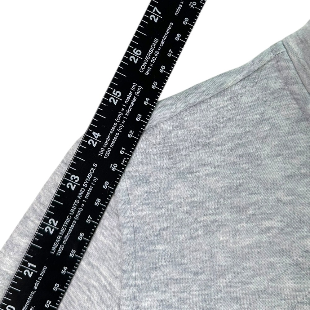 L.L. Bean Women's Quilted Quarter Zip Pullover Sweatshirt Gray Size Small - Picture 10 of 13